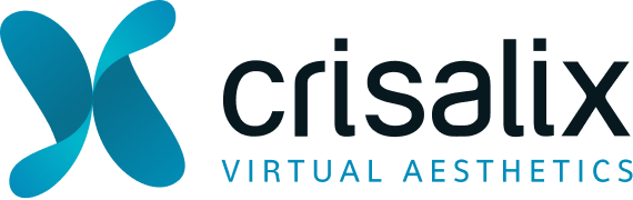 Crisalix Virtual Aesthetics logo design.