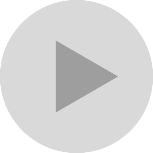 Play button on a circular background